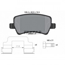 Remblokkenset,schijfrem